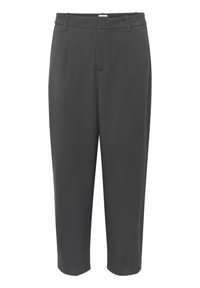 KAMERLE PANTS CROPPED - Kalhoty - black oyster