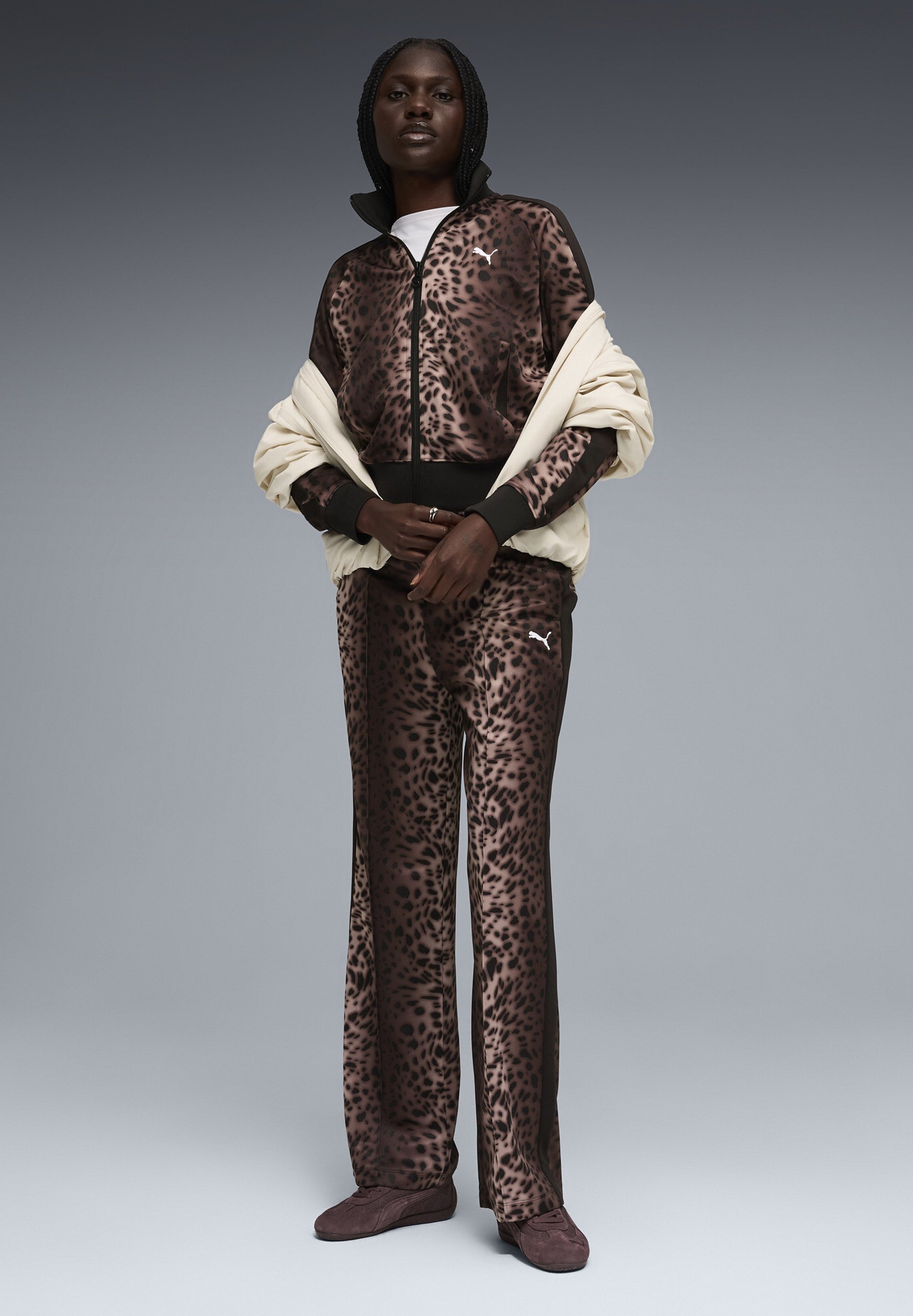 leopard print nike tracksuit