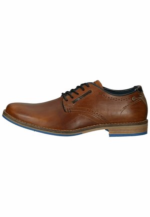 Bullboxer BUSINESSS - Sportieve veterschoenen - cognac