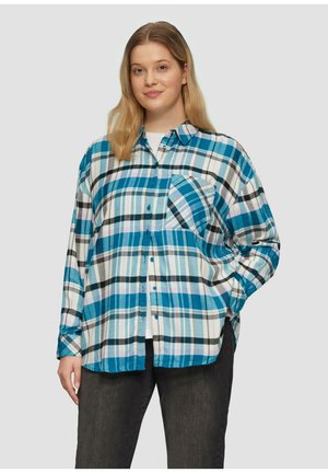 Overhemdblouse - azurblau