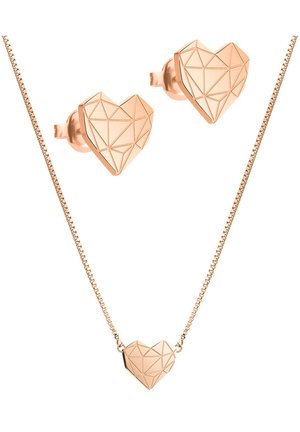 SCHMUCK-SET - Ohrringe - rosé