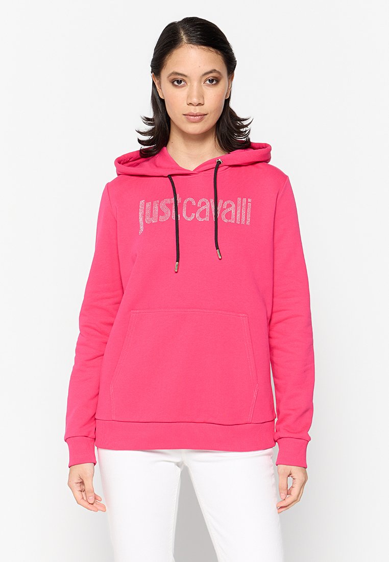 Just Cavalli Hoodie donkerroze
