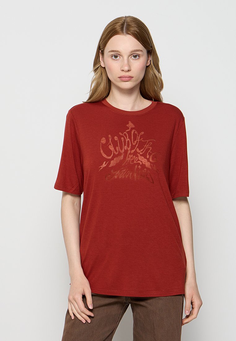 Scotch & Soda T-shirt print rood Scotch & Soda T-shirt print rood