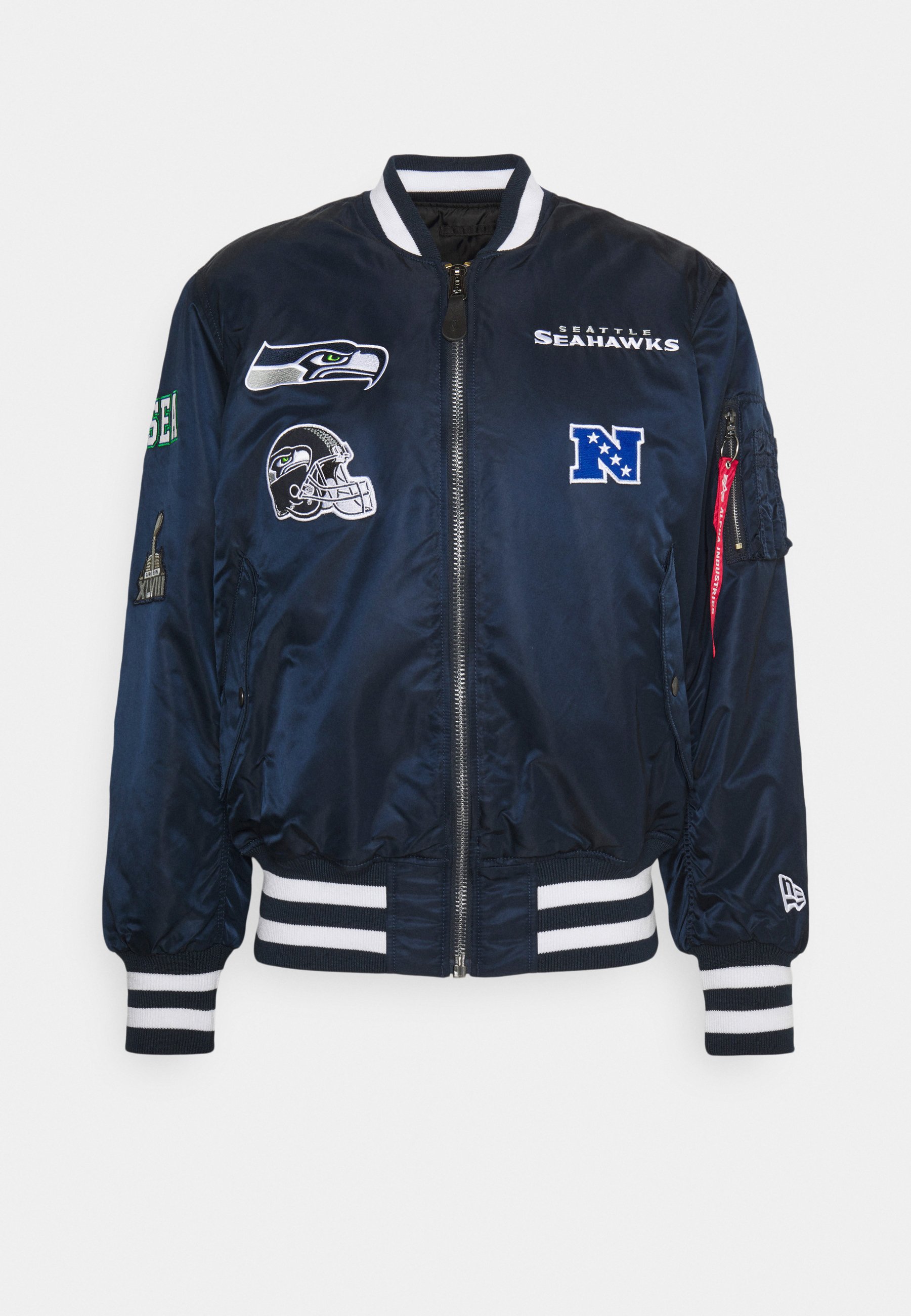 ALPHA INDUSTRIES ネイビー　MA-1 x WEB限定】MA-1ジャケット/リバーシブル(M ネイビー): ジャケット