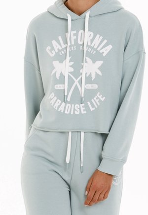 Sweat à capuche - light green