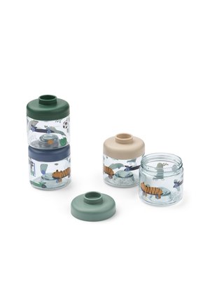 DOMINIQUE BABY FOOD TRITAN BOXES 100 ML 4-PACK - Obedár - beach blue