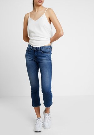 Flared Jeans - blue denim