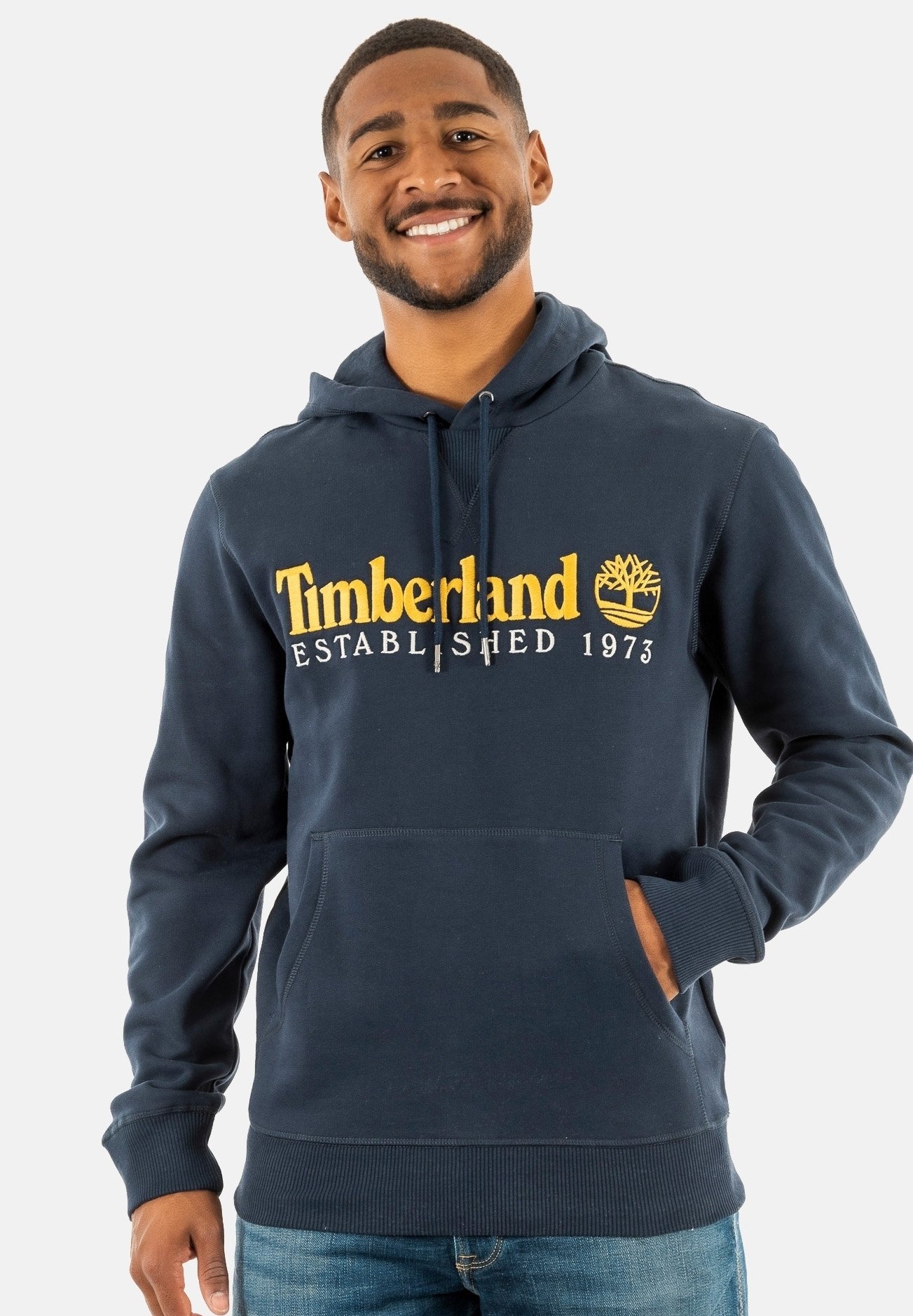 Timberland Sweat à capuche bleu