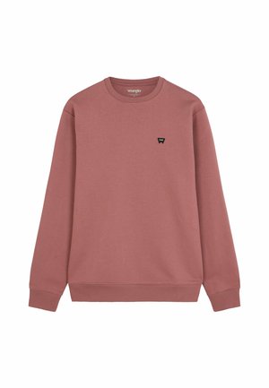 Wrangler, LONG SLEEVE SIGN_OFF_CREW FOR MENS - REGULAR FIT . - Sweatshirt - rose brown
