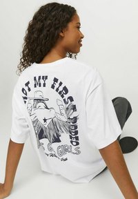 JJXX JXMILLOW LOOSE TEE - T-shirts print - bright white