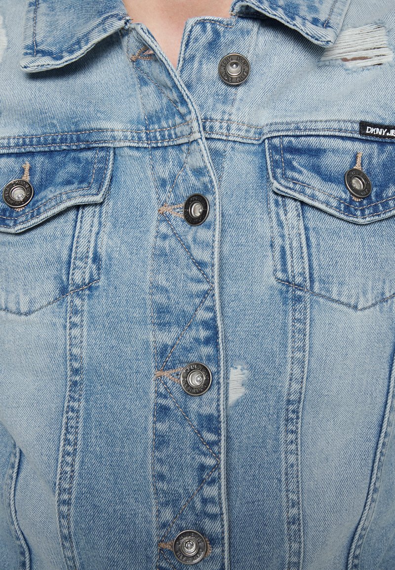 Damen Leichte Jacken | DKNY Jeansjacke vintage wash/light-blue denim - BT59728 Damen Leichte Jacken | DKNY Jeansjacke vintage wash/light-blue denim - BT59728