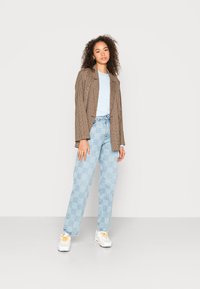 Vero Moda VMDOFFY O NECK BLOUSE - Camisola - blue bell