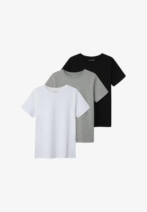 3 PACK - Osnovna majica kratkih rukava - black