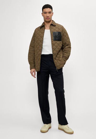 Emporio Armani BLOUSON - Lagana jakna - fango
