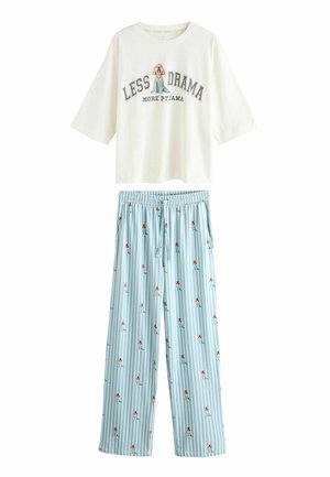 REGULAR FIT - SHORT SLEEVE SET - Pizsamák - blue charlie the cockapoo