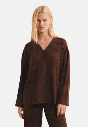 Etam, BERENICE - Pyjamashirt - brown