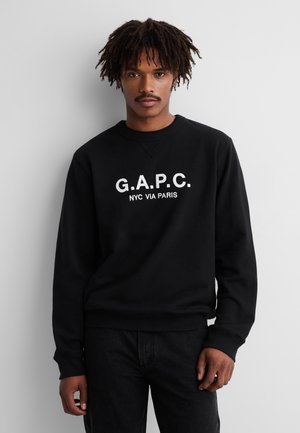GAP, GAP X PARIS LOGO FLEECE CREW 400G - Sudadera - black