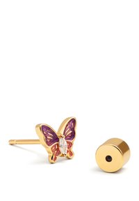 Singularu BUTTERFLY - Enkelt örhänge - gold-coloured
