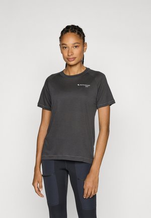 GROA TEE - Sports T-shirt - raven