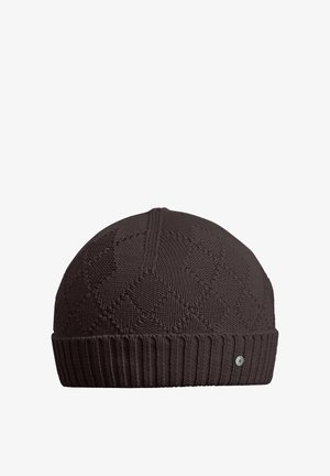 Burlington, ARGYLE ACCENT MÜTZE UNISEX - Mütze - dark brown