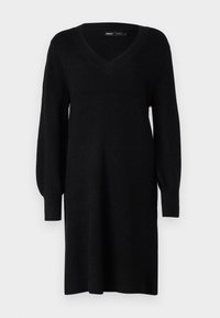 ONLKATIA V NECK DRESS - Obleka/pulover - black