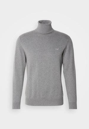 GANT CLASSIC ROLLERNECK - Strickpullover - dark grey melange