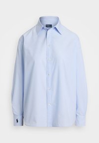 OVERSIZE FIT COTTON SHIRT - Nööpidega pluus - light blue