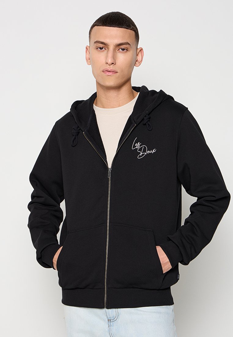 Les Deux Sweater met rits zwart