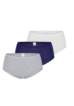 MIDI 3 PACK - Slip - weiß   dunkelblau   grau
