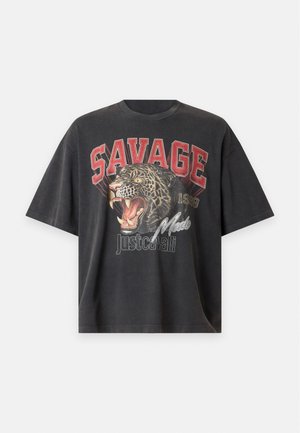 Just Cavalli, SAVAGE LEOPARD - Тениска с щампа - black