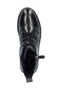 Nelson VETER - Enkellaarsjes met plateauzool - zwart