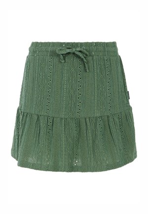 A-snit nederdel - veggie green