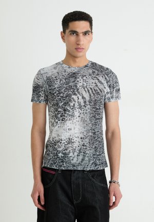 T-shirt con stampa - grey