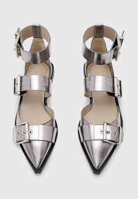 AllSaints SUTTON - Sandali con cinturino - GUNMETAL GREY