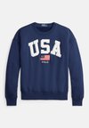 OLYMPICS VINTAGE FIT FLAG FLEECE SWEATSHIRT - Sweatshirt - refined navy