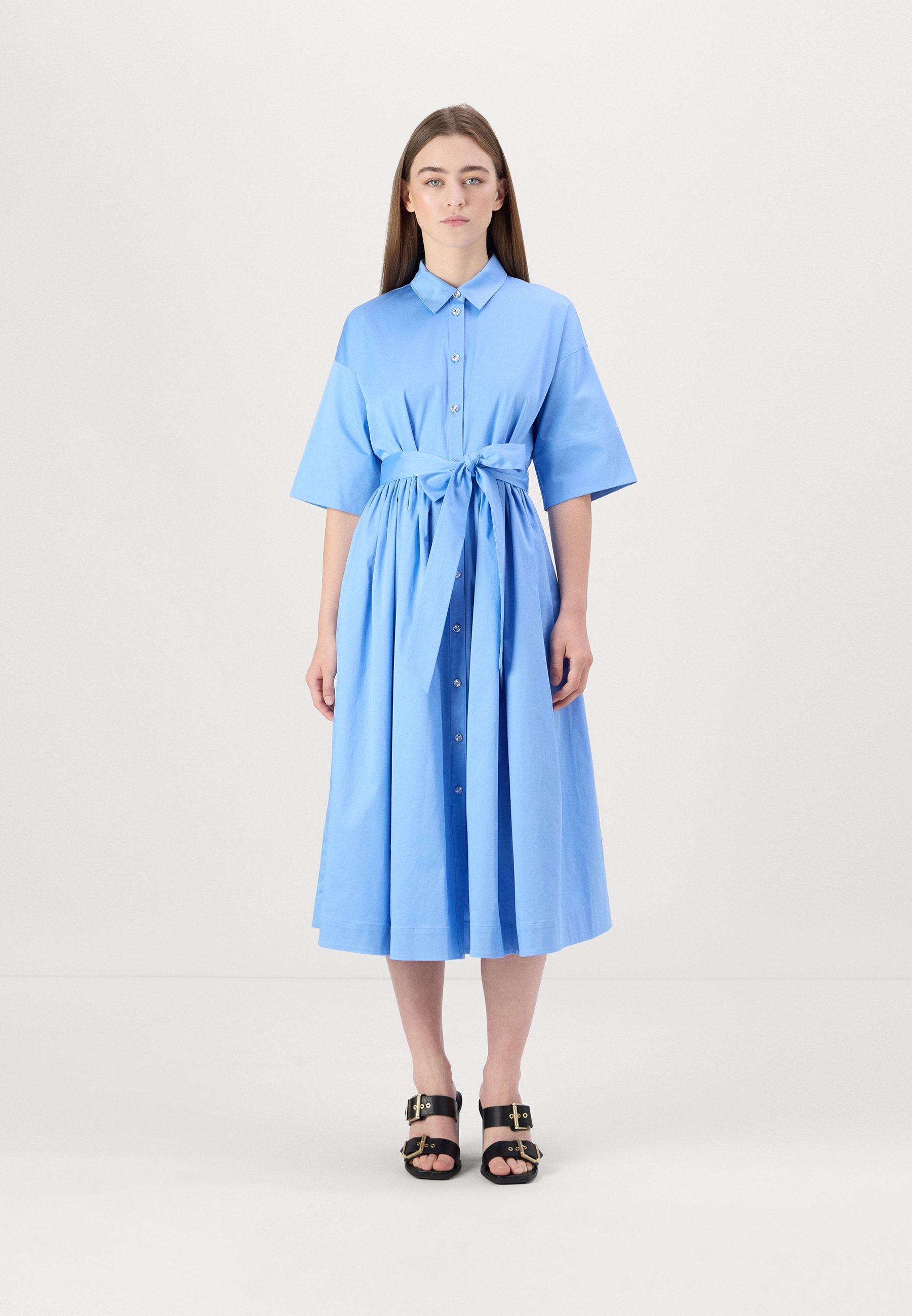 kate spade new york MIDI MONTAUK DRESS - Shirt dress - astral blue/light  blue - Zalando