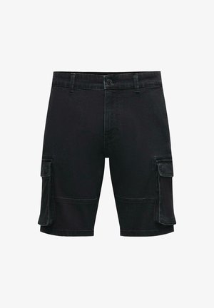 Only & Sons STIL MID WAIST - Jeans Shorts - schwarz