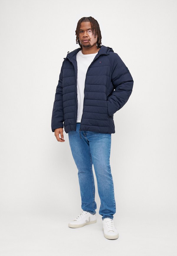 MIX QUILT HOODED JACKET - Winter jacket - desert sky4