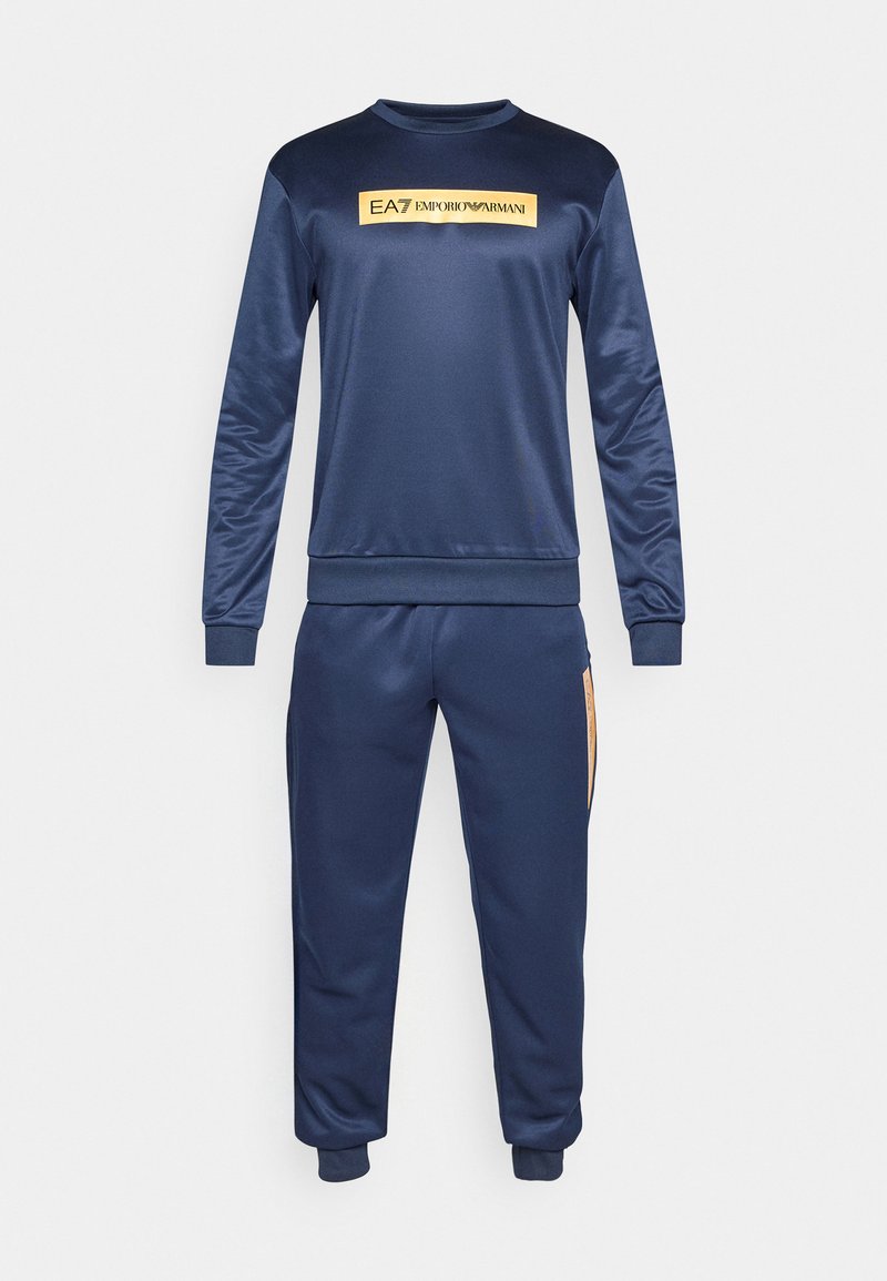 EA7 Emporio Armani Sweater blauw EA7 Emporio Armani Sweater blauw