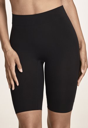 Jockey, SKIMMIES® SEAMFREE™ ULTRALIGHT SMOOTHING FULL-THIGH SLIPSHORT - 3 PACK - Boyshorts - black