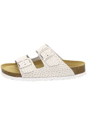 ZWEISCHNALLER - Slippers - beige crocco