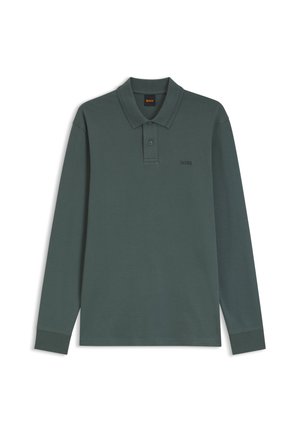 BOSS, PE_INTERLOCK_LONG - Polo - open green