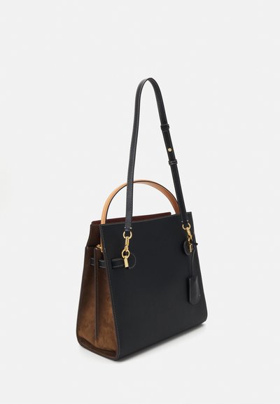 Tory Burch LEE RADZIWILL DOUBLE BAG - Bolso de mano - black