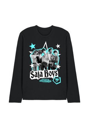NETFLIX, KPOP DEMON HUNTERS SAJA BOYS SCRAPBOOK STARS - Langarmshirt - black