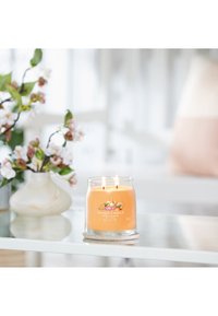 Yankee Candle SIGNATURE MEDIUM JAR MANGO ICE CREAM - Duftkerze - orange