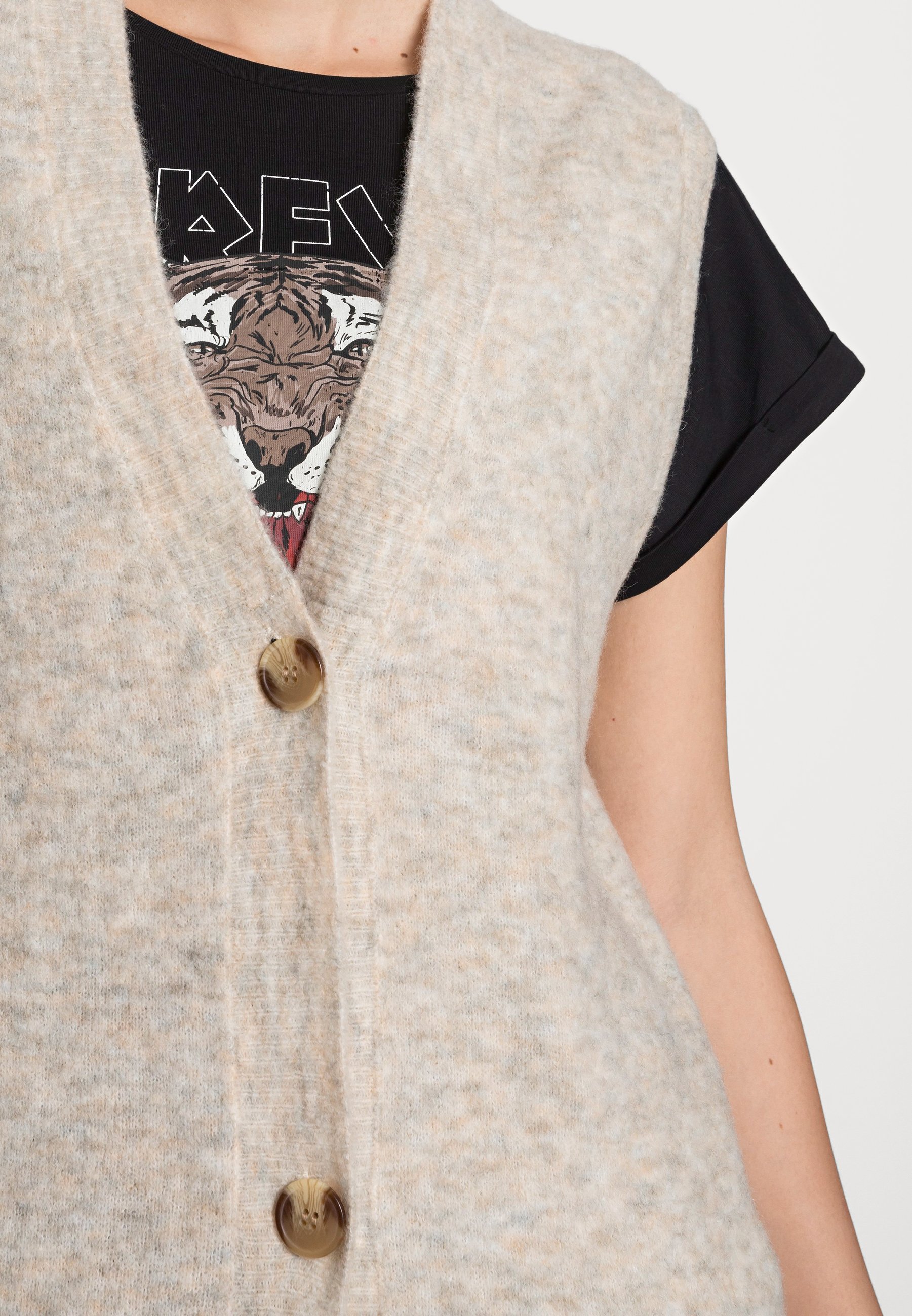 Women MERLE LONG SLIPOVER - Waistcoat Women MERLE LONG SLIPOVER - Waistcoat