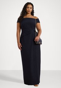 Lauren Ralph Lauren Woman CREPE OFF THE SHOULDER GOWN - Festklänning - lighthouse navy