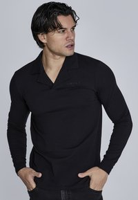 SIKSILK Top dugih rukava - black