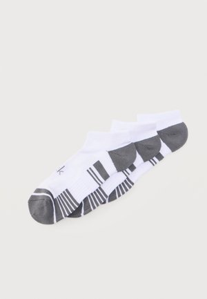 3 PACK - Chaussettes de sport - white/grey