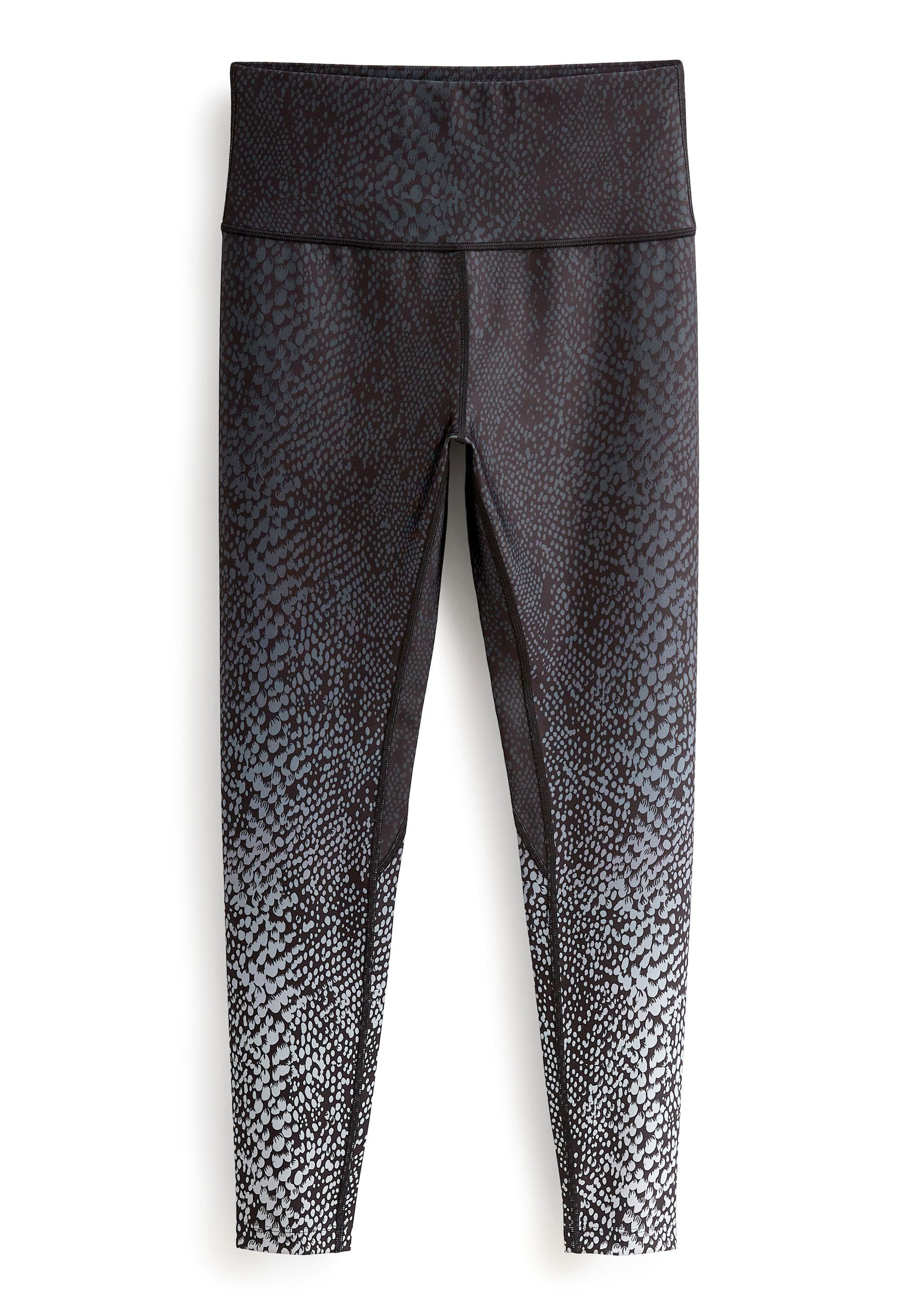 Hot pink snake print leggings top